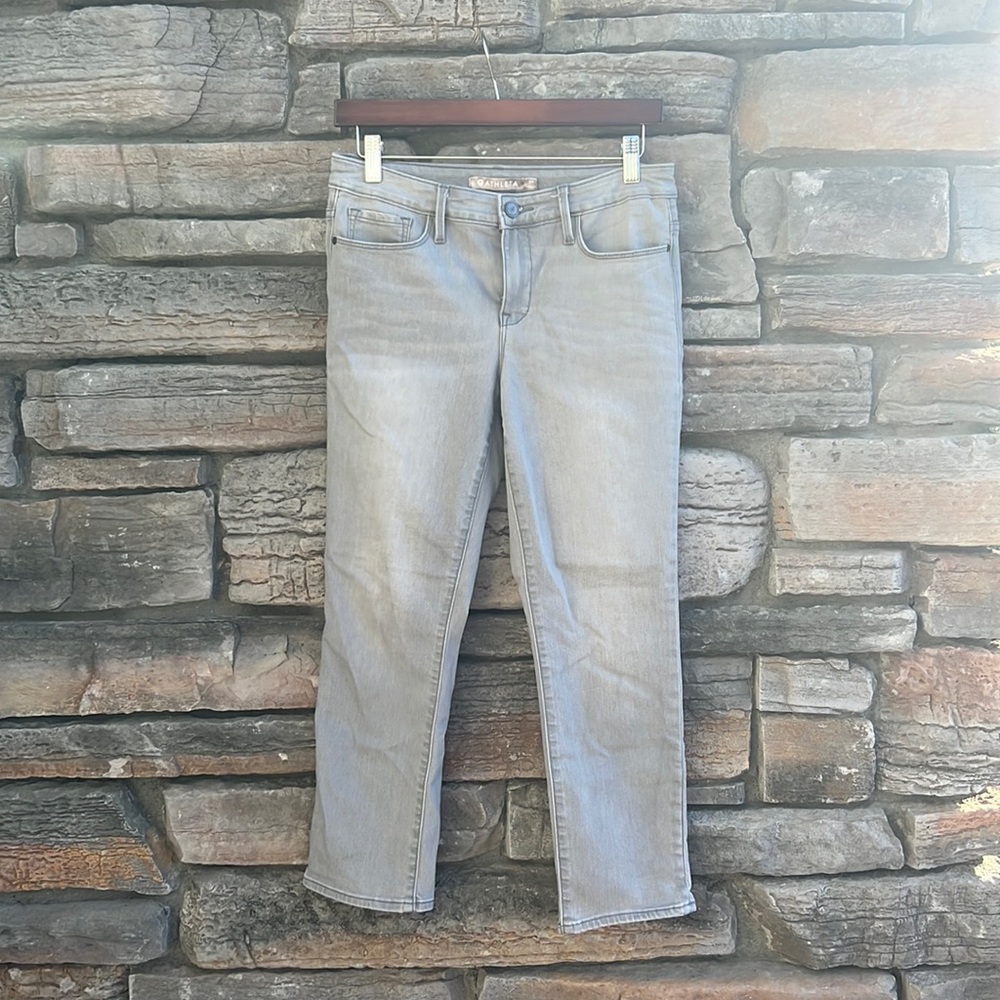 Athleta Sculptek Denim Cropped
